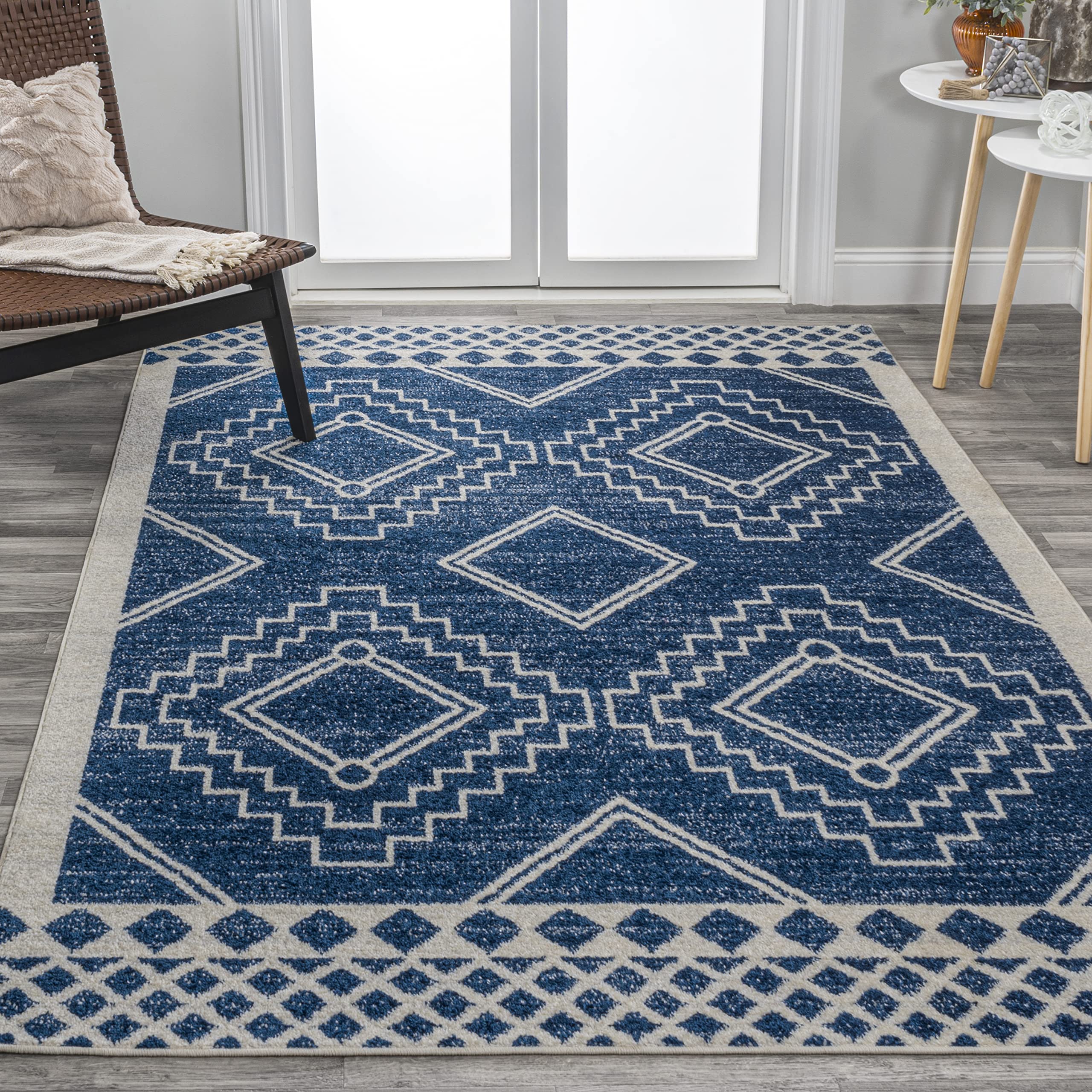 JONATHAN Y MOH200D-4 Amir Moroccan Beni Souk Indoor Area Rug, Bohemian, Scandinavian, Transitional, Bedroom, Kitchen, Living Roo