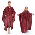 Poncho Blanket Comfy Plush Fleece Wearable Blanket For Adult Women Men Kids Throw Wrap Cover Indoors Or Outdoors, 55'X 80' Win