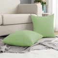 Day Care 400Tc Imperious Design Decorative Throw Cushion Cover 100% Egyptian Cotton Size (14X14) Sage Green Set Of 3