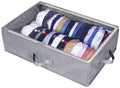 AOODA Large Hat Storage Box for Baseball Caps Organizer, Holds Up to 50 Caps Wide Hat Organizer for Closet with Cardboard, Under