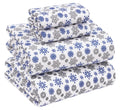 Ruvanti Flannel Sheets Twin Size - 100% Cotton Double Brushed Twin Sheets Set, Deep Pockets 16 Inches, All Seasons Breathable &