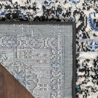 Nourison Passion Bohemian Black Ivory 2'2'' X 10' Area-Rug, Easy-Cleaning, Non Shedding, Bed Room, Living Room, Dining Room, Kit