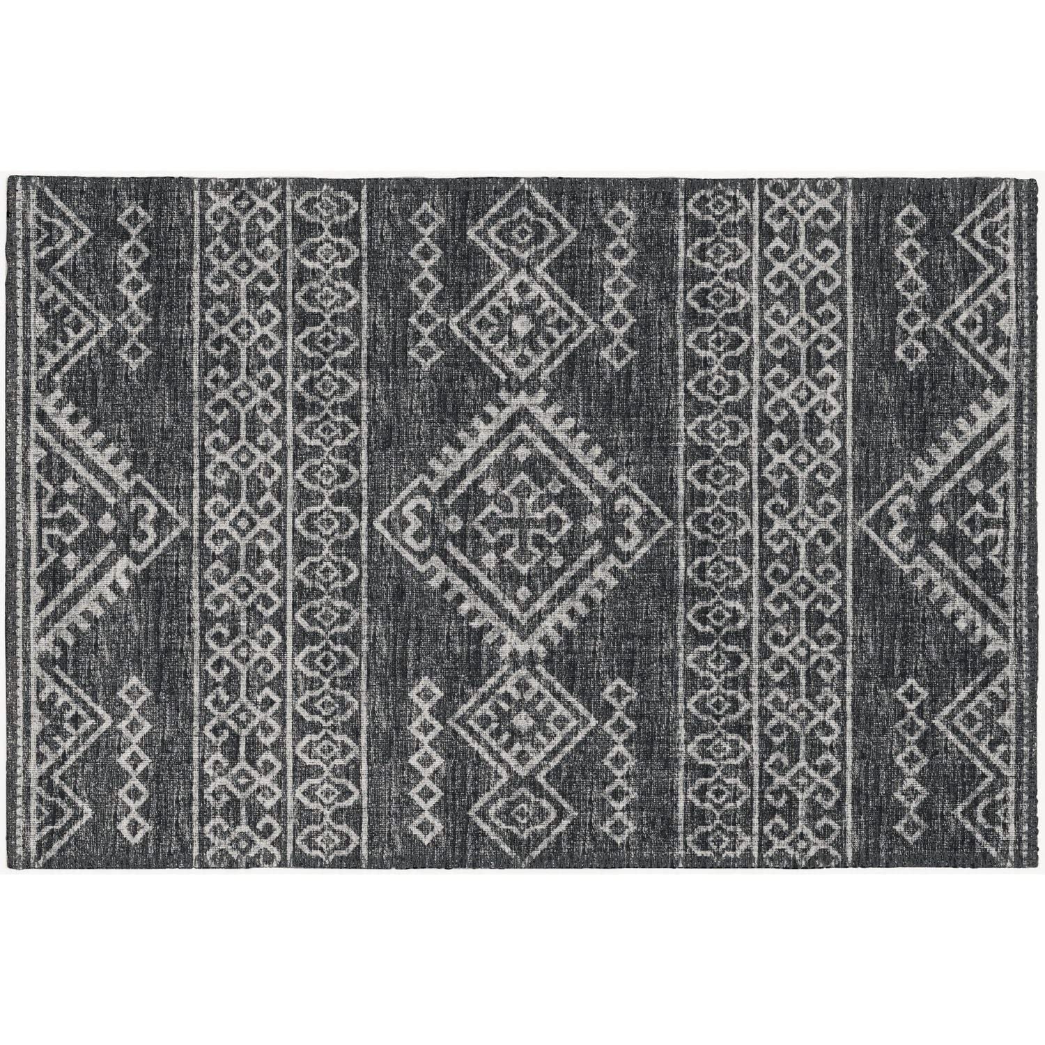 Sedona Sn14 Black Transitional Rug Rectangle 3' X 5'