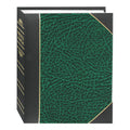 Pioneer Photo Albums BT-68 100-Pocket Leatherette Cover Ledger Style Le Memo Photo Album, 6 by 8-Inch, Green and Black