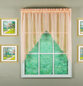 Today'S Curtain Emelia Original Voile Swag Pair 38', Peach, 60'W X 38'L