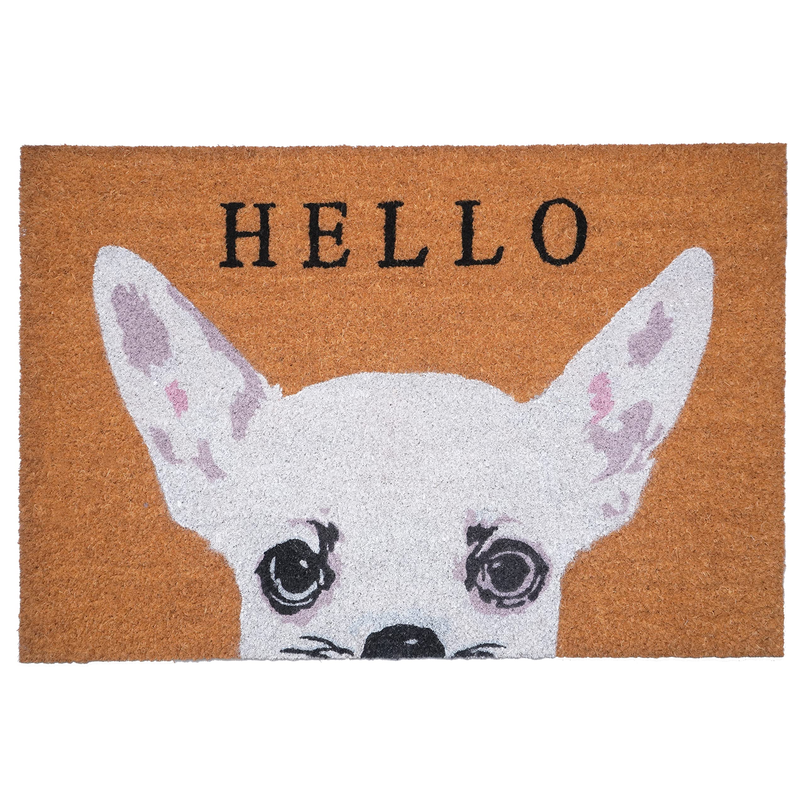 Calloway Mills White Apple Head Chihuahua Doormat (17' X 29')