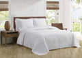 Tommy Bahama - King Quilt Set, Soft Bedding with Matching Shams, Cozy Bedspread, Bedding Set for All Seasons (Chevron White, Kin