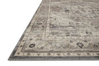 Loloi Ii Hathaway Collection Hth-05 Steel / Ivory 3'-6'' X 5'-6'', .25'' Thick, Accent Rug, Soft, Durable, Printed, Modern, Low