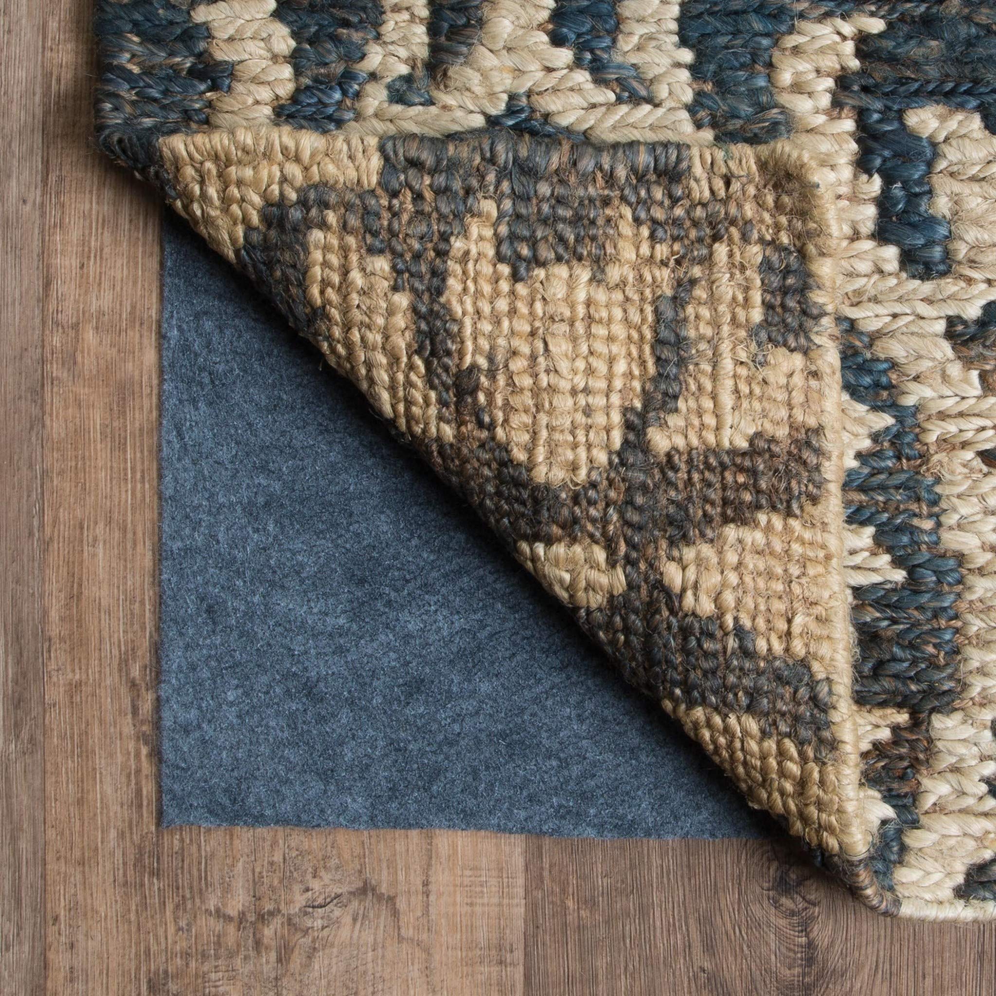 HomeRoots 8' Round Grey Premier Rug Pad