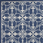 HomeRoots Decor 23' x 45' UV-Treated Polypropelene Denim Area Rug