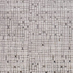 HomeRoots 3' X 5' Grey Mosaic Area Rug