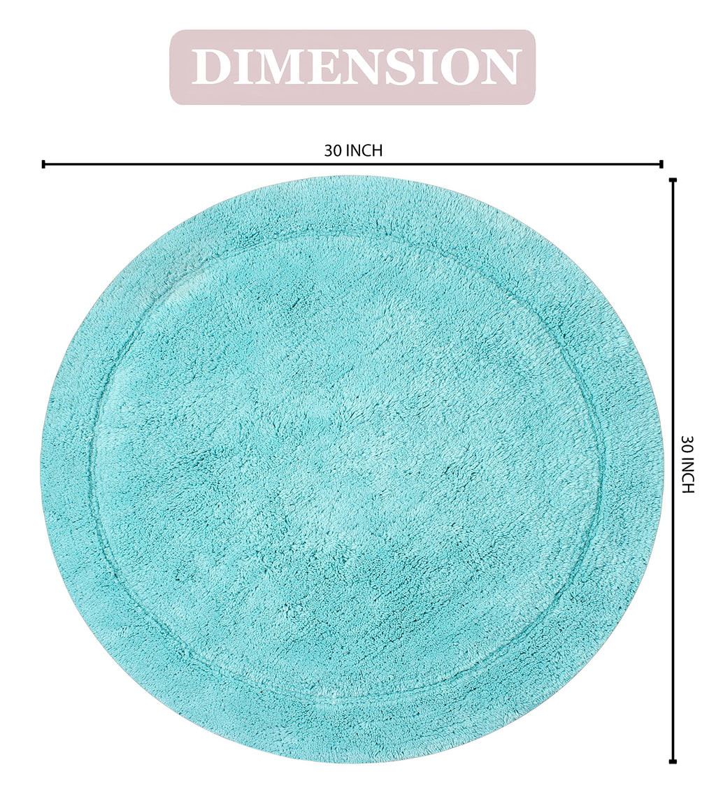 Home Weavers Waterford Collection 100% Cotton Tufted Bath Rug, Extra Soft And Absorbent Bath Rugs, Non-Slip Bath Mats, Machine W