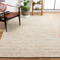SAFAVIEH Natural Fiber Collection X-Large Area Rug - 11 x 15, Bleach, Handmade Braided Woven Jute, Ideal for High Traffic Area