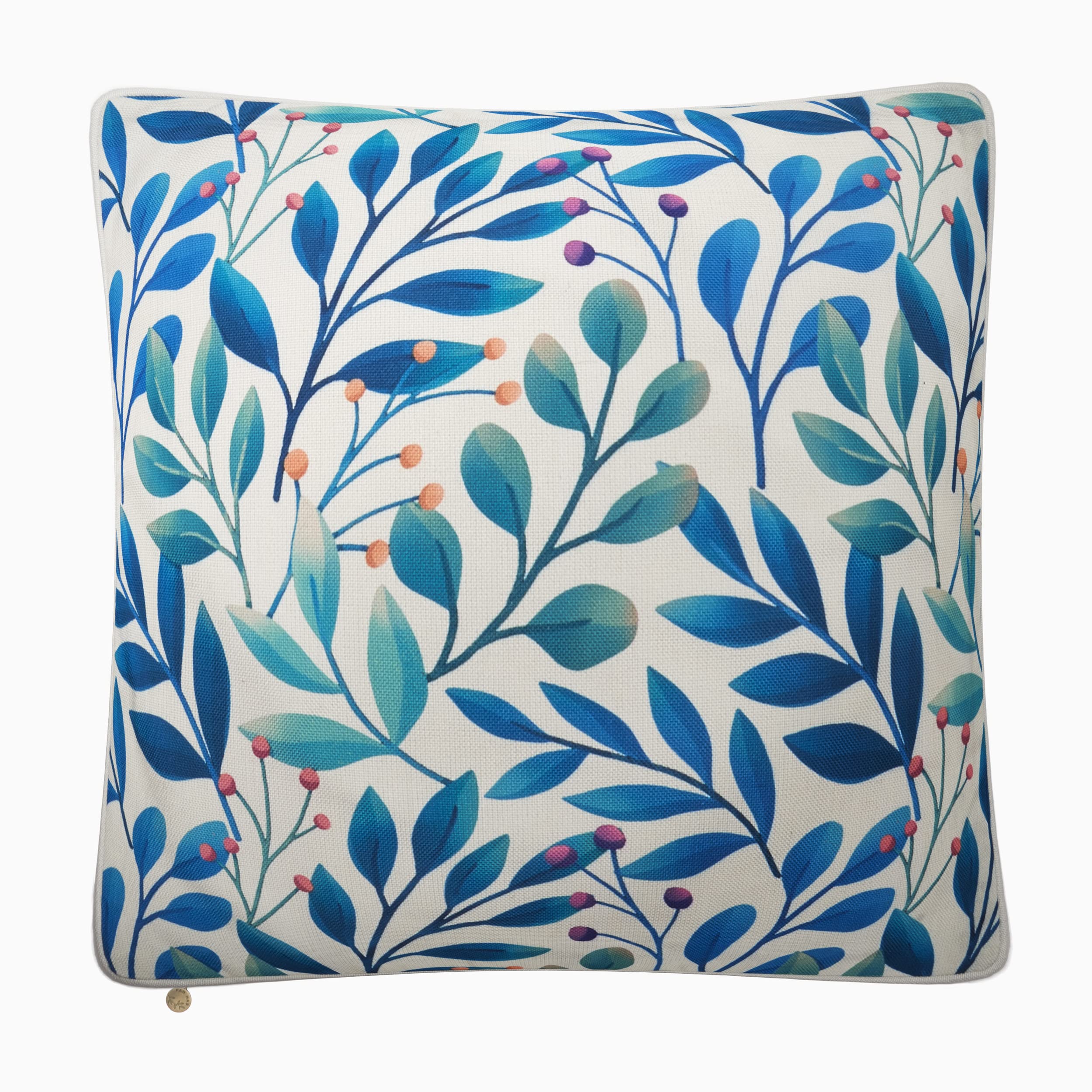Fab Habitat Indoor/Outdoor Throw Pillow Made From Recycled Polyester Yarn - Double Sided, Stain Resistant, Machine Washable - Pa