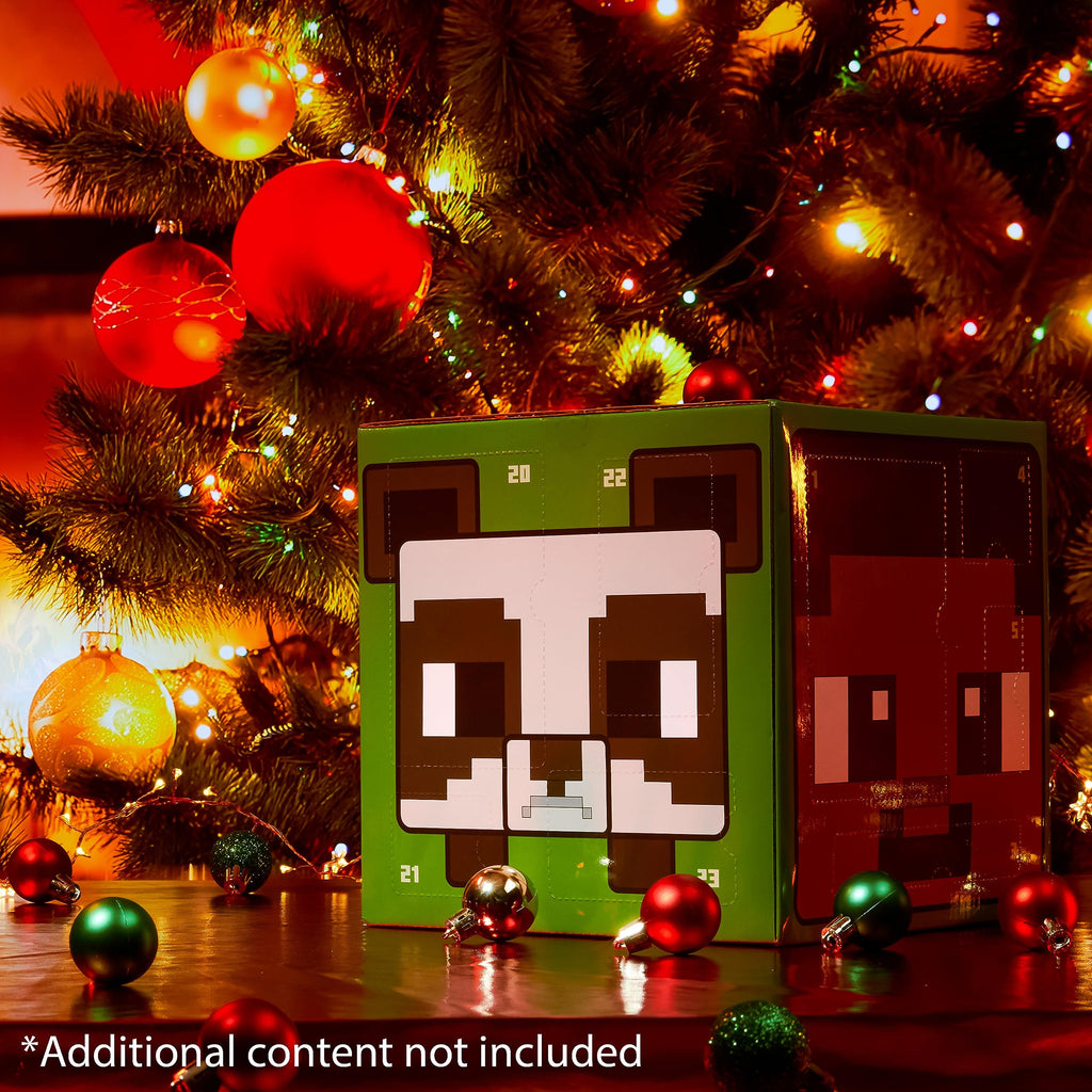 Minecraft Advent Calendar 2024 For Kids And Teenagers - Unique Boys Advent Calendar (Green Cube)