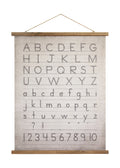Creative Co-Op Alphabet & Numbers Wall D  cor