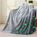 Joiedomi Glow In The Dark Blanket - Space Star Gifts For Girls Boys Age 2 3 4 5 6 7 8 9 10 11 12 Year Old - Soft Cozy Flannel Ki