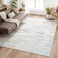 Dripex Modern Abstract Collection Indoor Area Rug, Washable 6x9 Rug Soft Fluffy Area Rugs for Living Room Kid Rooms Kitchen, D