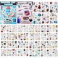Zlsptk 600Pcs Aesthetic Stickers For Journaling, Scrapbooking, Travel Deco, Book, Bullet Planner, Card Craft, Gift, Simple Korea