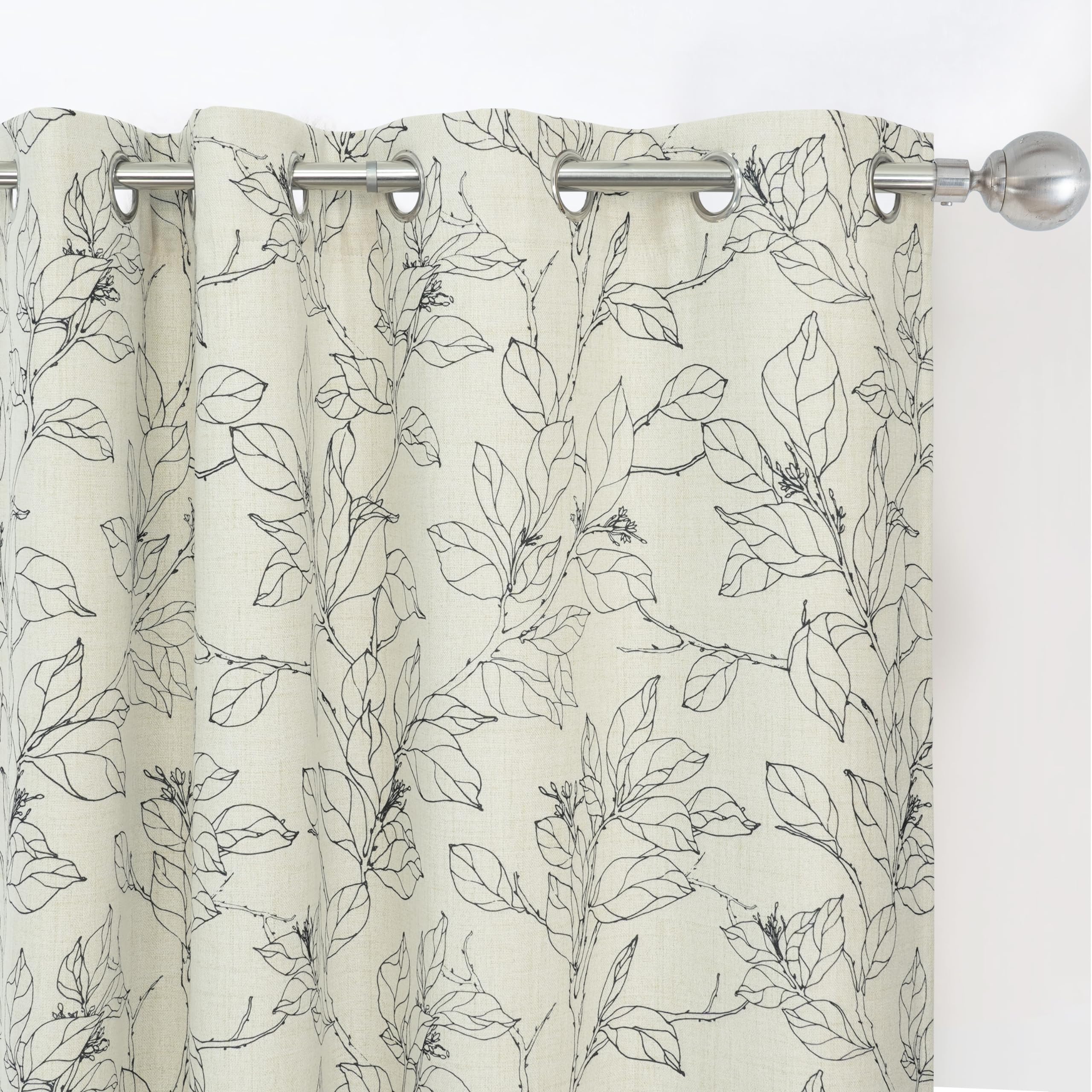 Driftaway Living Room Curtains Blackout 84 Inches Long Black And White Lined Thermal Window Drapes For Bedroom Grommet Farmhouse