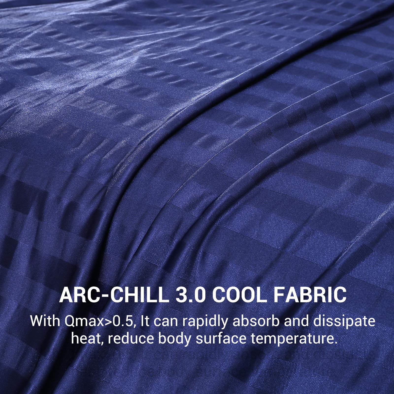 Elegear Revolutionary Cooling Blanket King, Absorbs Heat To Keep Body Cool For Night Sweats, Double Sided Arc-Chill3.0 Cool Fibe