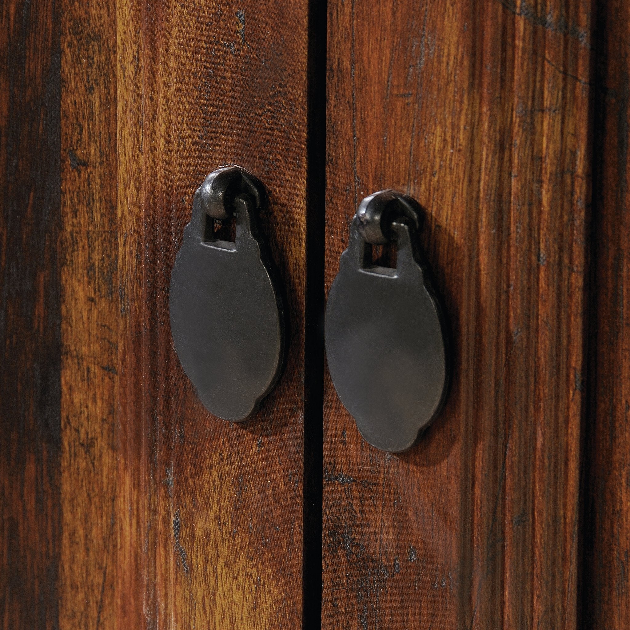 Sauder Viabella Storage Cabinet, Curado Cherry Finish