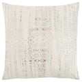 Rizzy Home T13276 Decorative Pillow, 20"X20", Gold/Silver