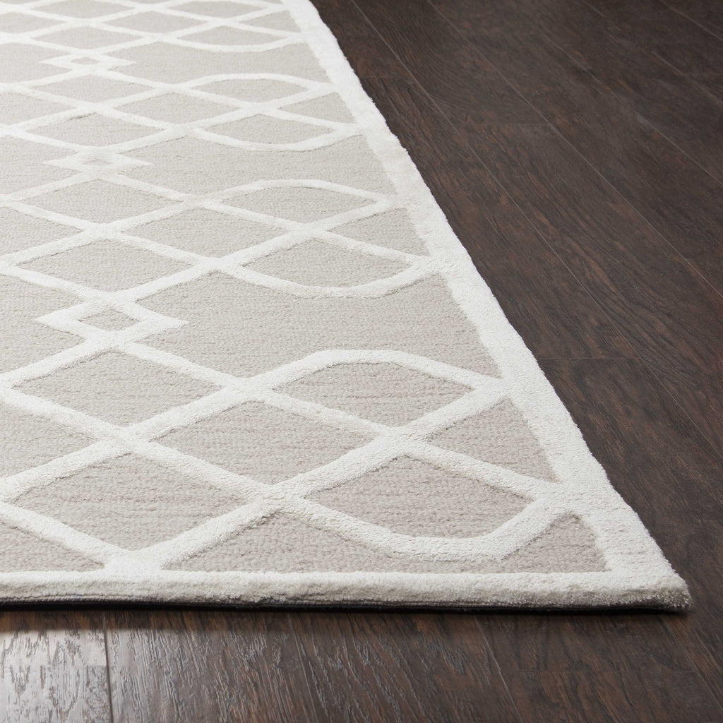 Rizzy Home Alora Decor Madison 5' X 8' Trellis Beige/Ivory Hand-Tufted Area Rug