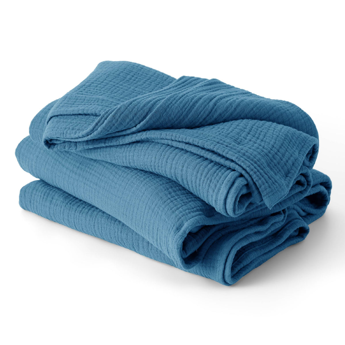 Bedsure 100% Cotton Muslin King Size Blanket For Bed - 4-Layer Breathable And Lightweight Muslin Blanket For Summer, Soft Gauze