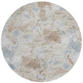 Addison Rugs Indoor/Outdoor Accord Aac32 Moody Washable 8' X 8' Indoor Outdoor Round Rug, Easy Clean, Machine Washable, Non Shedding, Bedroom, Living Room, Dining Room, Kitchen, Patio Rug