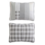 Eddie Bauer Home - Queen Quilt Set, Cotton Reversible Bedding With Matching Shams, Home Decor For All Seasons (Fairview Grey, Qu