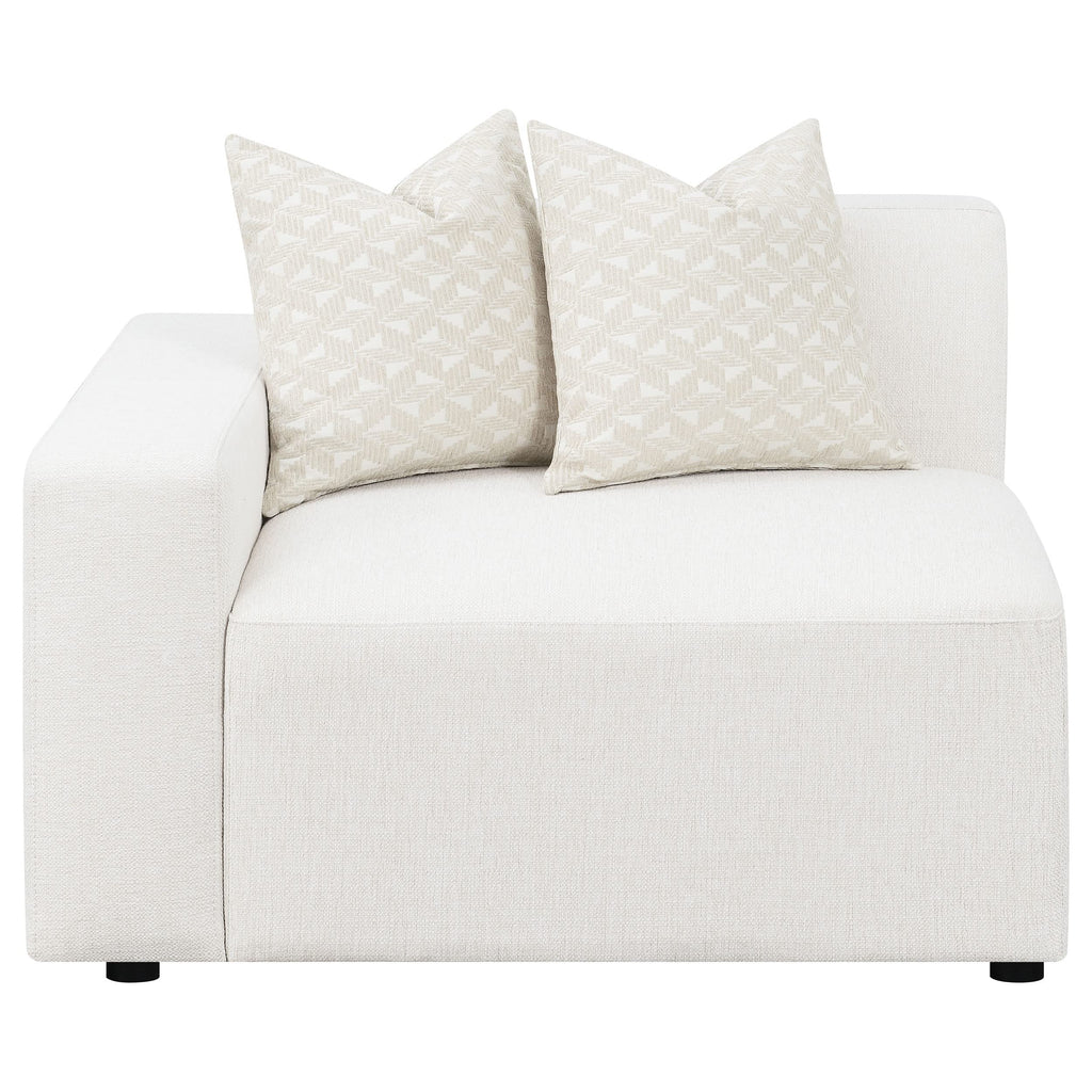 Coaster Home Furnishings Freddie Upholstered Tight Back LAF Chair Pearl