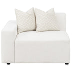Coaster Home Furnishings Freddie Upholstered Tight Back LAF Chair Pearl