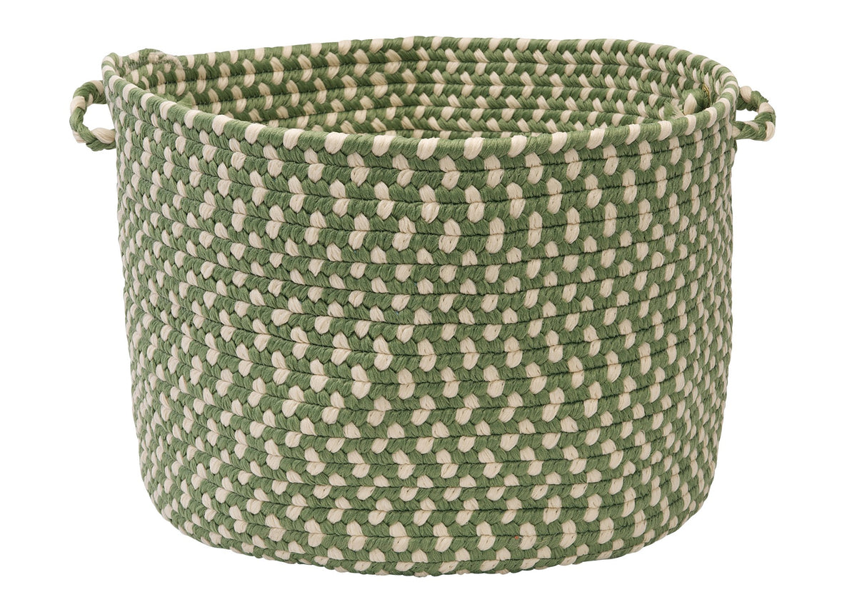 Montego Colonial Mills Utility Basket, 18 By 12-Inch, Lily Pad Green