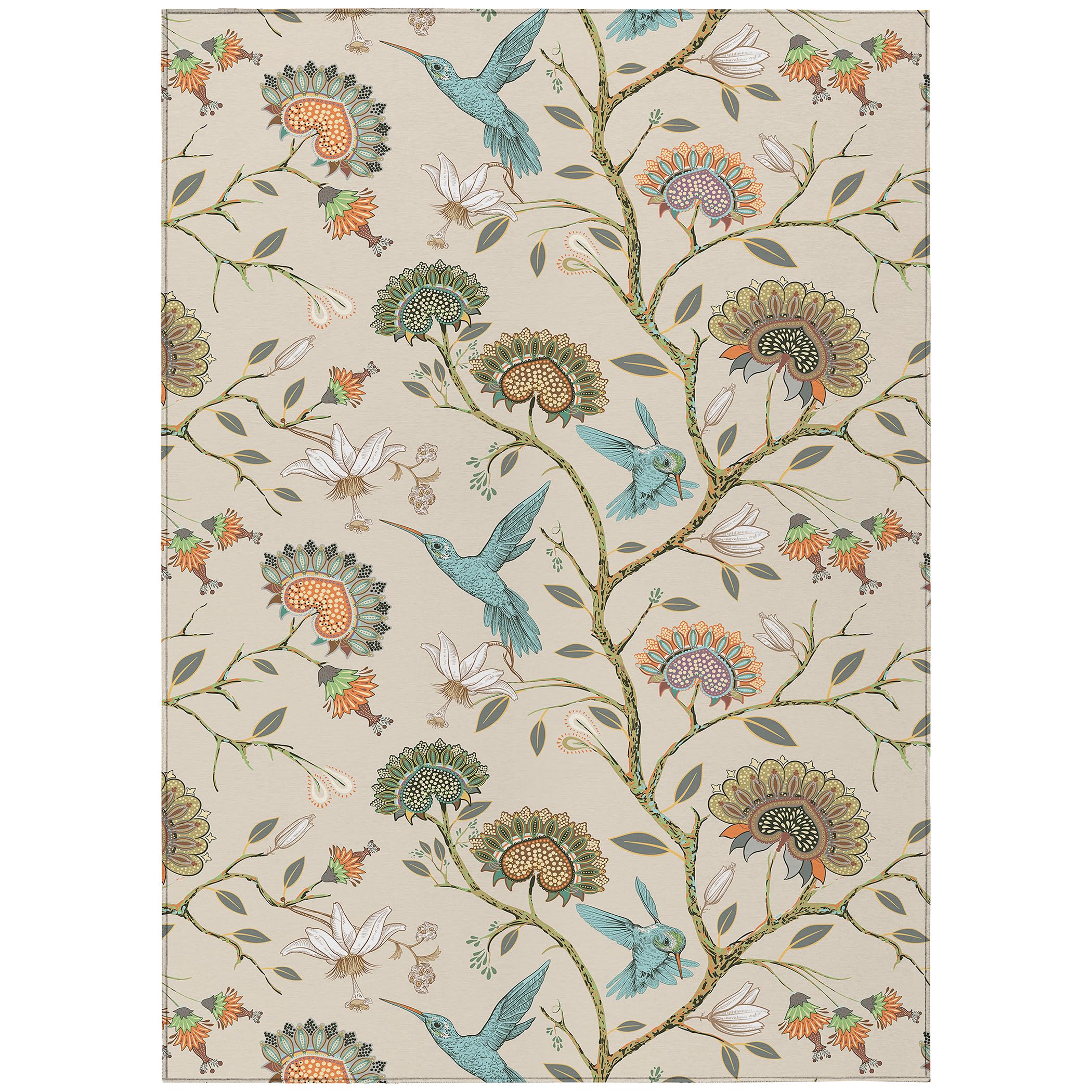 Dalyn Rugs Kendall Ke19 Beige 8' X 10' Indoor Outdoor Area Rug, Easy Clean, Machine Washable, Non Shedding, Bedroom, Living Room, Dining Room, Kitchen, Patio Rug