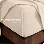 Bare Home Super Soft Fleece Fitted Sheet - Full Size - Extra Plush Polar Fleece - Deep Pocket - All Season Cozy Warmth (Full, Sa