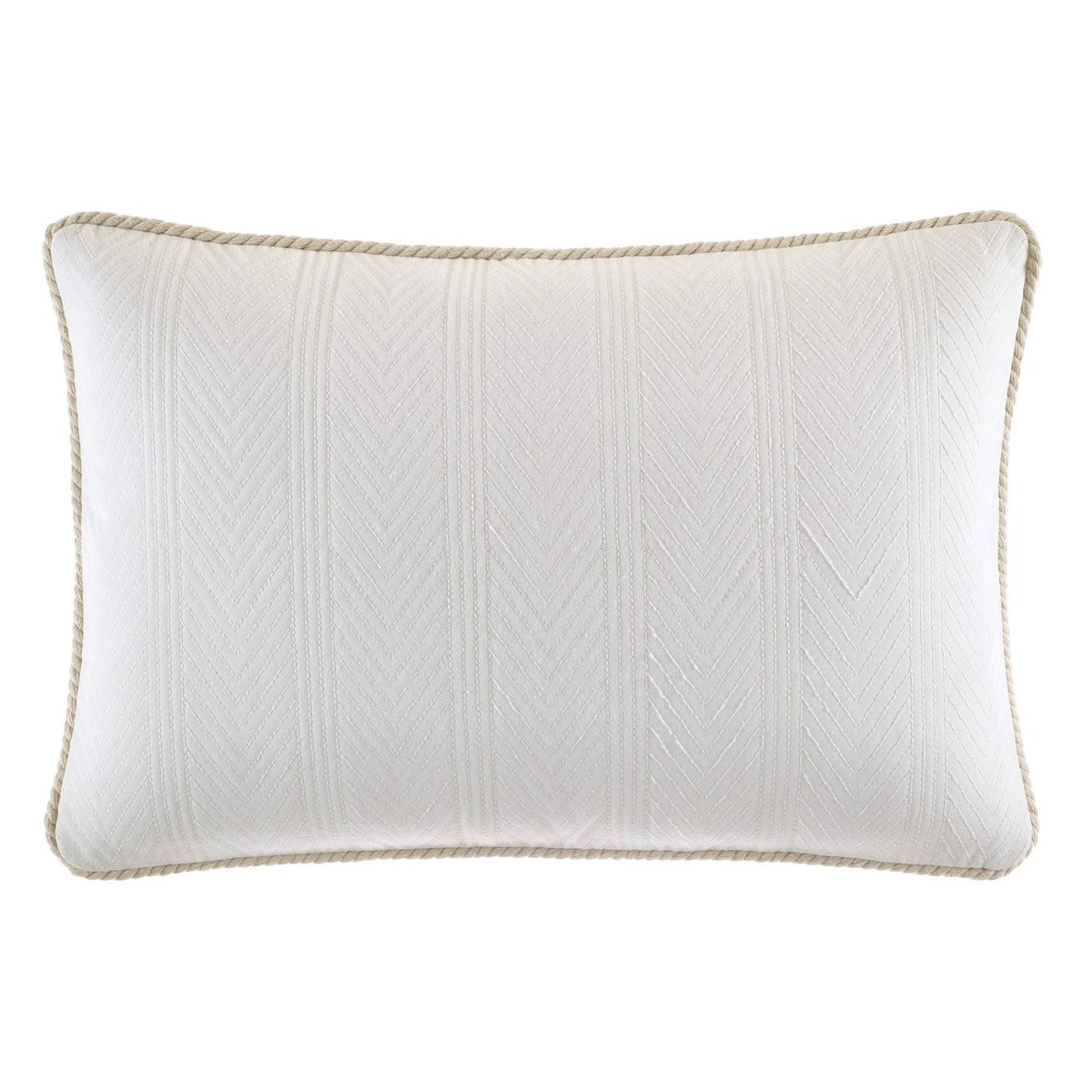 Nautica - Throw Pillow, Cotton Bedding With Hidden Zipper Closure, Stylish Home Decor (Saybrook Beige, 14' X 20')