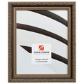 Craig Frames Regence, 14x22 Picture Frame, Black & Silver