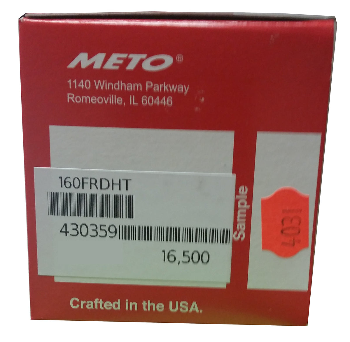 Meto 1600 Fl. Red Labels (16.5M) 5.16