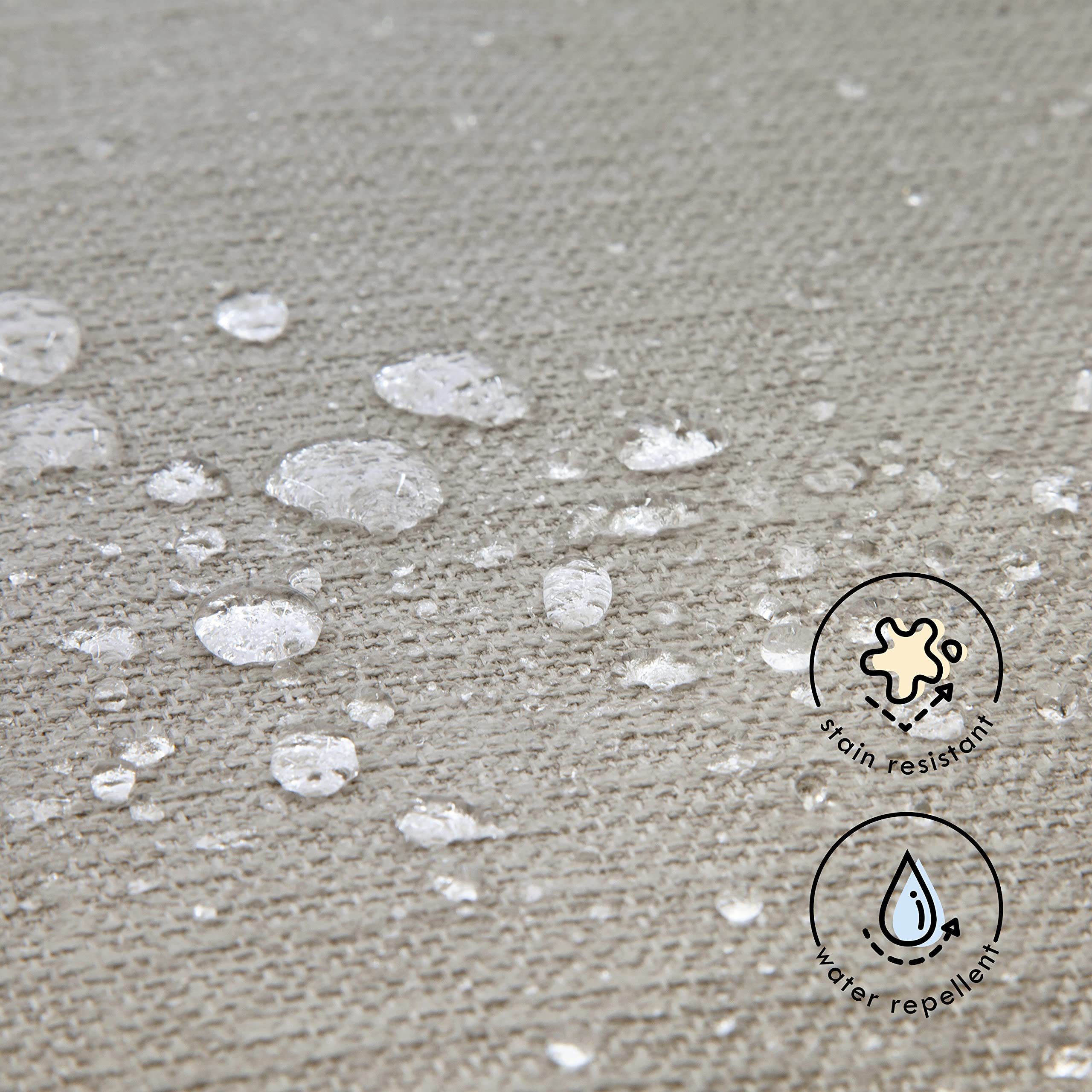 Carter'S By Davinci Adrian Swivel Glider With Storage Ottoman Performance Grey Linen, Water Repellent And Stain Resistant Fabric, Greenguard Gold & Certipur-Us Certified