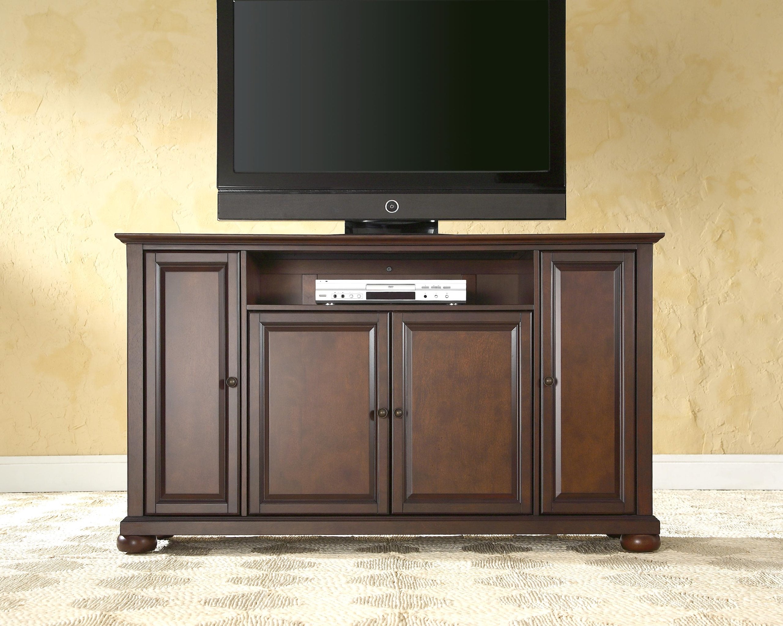 Crosley Furniture Alexandria 60-Inch Tv Stand - Vintage Mahogany