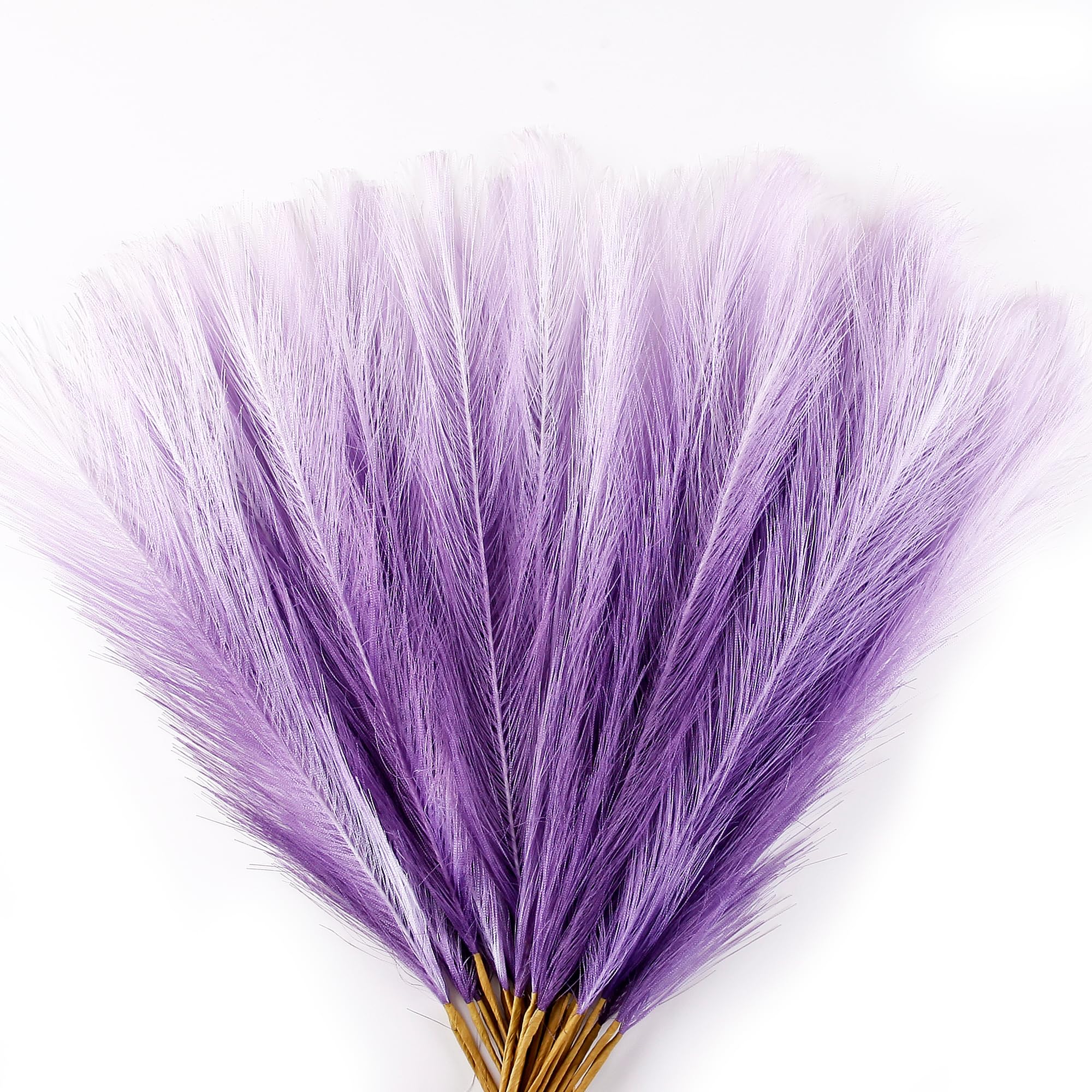 Acfruits Pampas Grass Small, 30 Pcs 17 Faux Pampas Grass Short Decor, Pompas Grass Flower Arrangement and Vase Filler for Boho H
