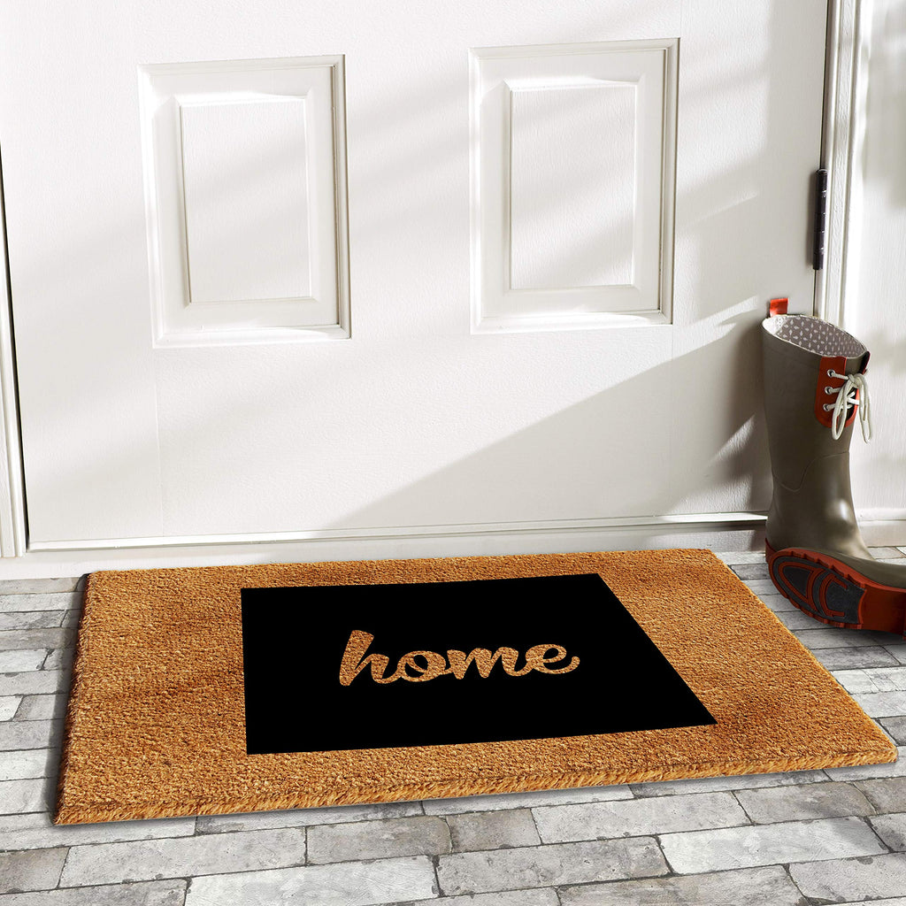 Calloway Mills 105172436 Colorado Doormat, 24' X 36', Natural/Black