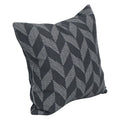 Blazing Needles Square Polyester Jacquard Throw Pillow, 17", Gannawls Paveme