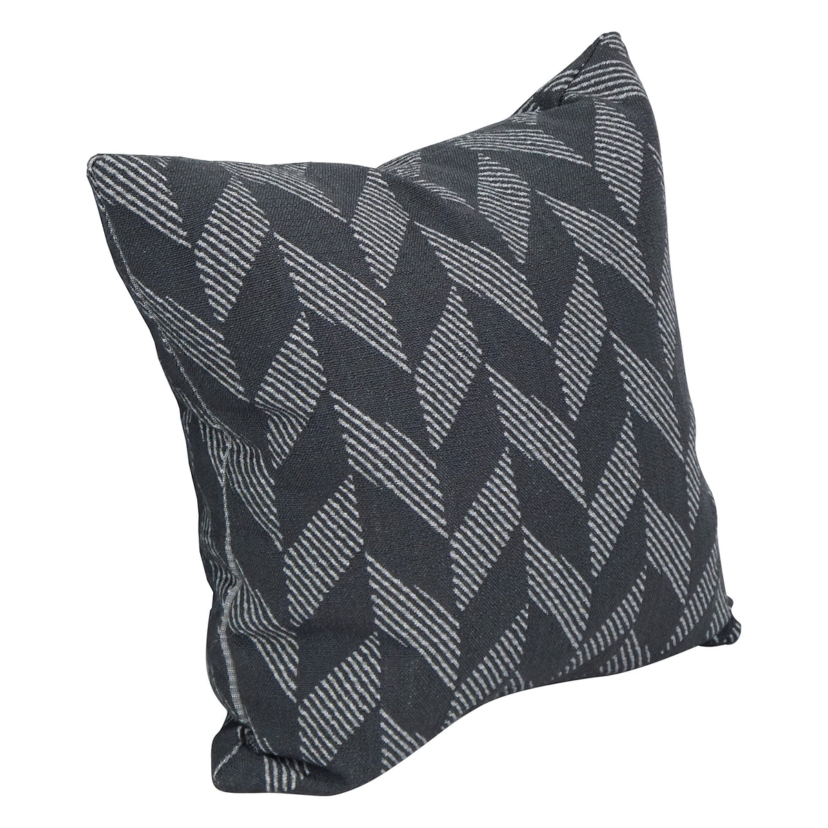 Blazing Needles Square Polyester Jacquard Throw Pillow, 17&quot;, Gannawls Paveme