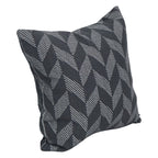 Blazing Needles Square Polyester Jacquard Throw Pillow, 17", Gannawls Paveme