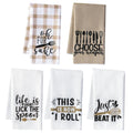 R HORSE 5Pcs Funny Kitchen Dish Towel Set Absorbent Quick Dry Cloth Dish Tea Towels Reusable Bar Hand Dishcloths Decor for Bathr