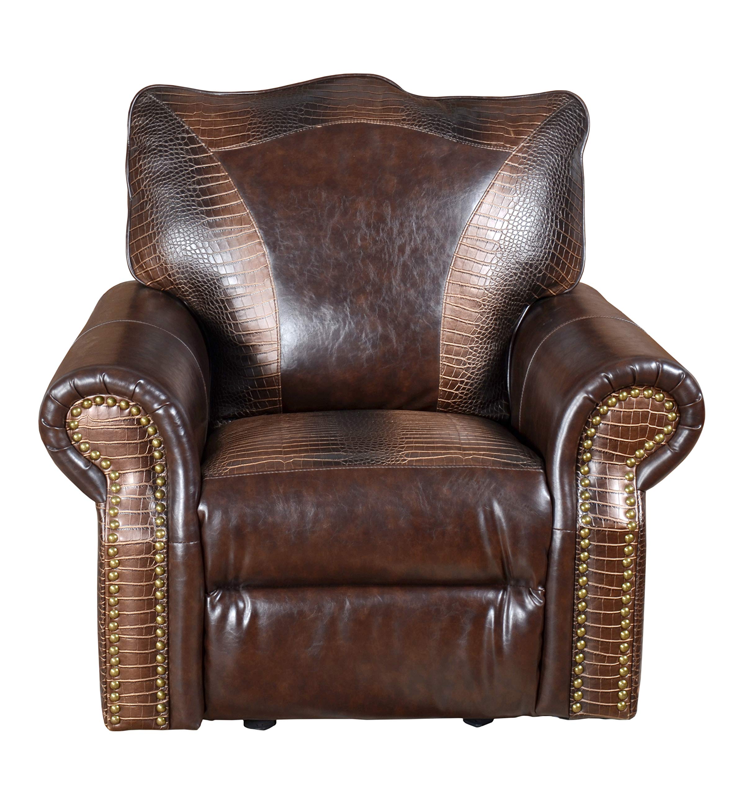 Botswana Brown Chair Rocker Recliner Living Room Furniture