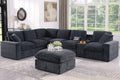 YOPTO 127 Modular Sectional Sofa,Modern Oversized Cloud Couch with Cup Holder&USB Port,7 Seat Convertible L-Shaped Chenille Sofa