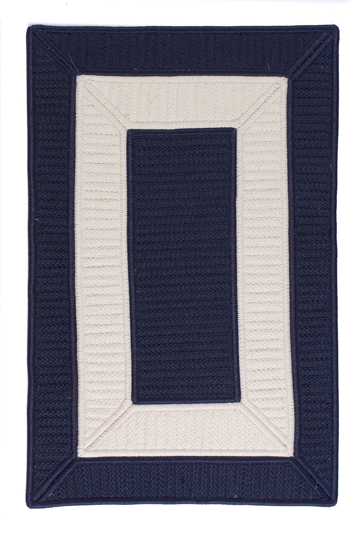 Rope Walk Samples Sample Swatch Rugs, 14 X 17&quot;, Navy